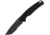 Kershaw Launch 16 Automatic Folding Knife, 3.45in, CPM M4, Tanto Blade, Partially Serrated, Black Aluminum Handle, 7105