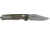 Kershaw Bel Air Folding Knife, 3.05in, CPM MagnaCut Stainless Steel, Clip Point, Micarta, Olive Handle, 6106