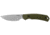 Kershaw Deschutes Skinner Knife, 3.9in, D2 Steel, Drop Point Fixed Blade, Olive, Polypropylene, Rubber Overlay Handle, 1883
