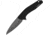 Kershaw Dividend Composite Folding Knife, 3 in, CPM-D2 Steel, Wharncliffe Blade, Anodized Aluminum Black Handle, 1812BLKCB