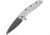 Kershaw Dividend Composite Folding Knife, 3 in, CPM-D2 Steel, Wharncliffe, Anodized Aluminum Gray Handle, 1812BBCB