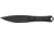 Kershaw Interval Fixed Blade Knife, 3.5in, Black PA-66/Glass Fiber Blade, Black PA-66/Glass Fiber Handle, 1399X