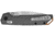 Kershaw Iridium Folding Knife, 3.45 in, D2 Steel, Spear Point, Aluminum, Gray Handle, 2038