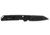 Kershaw Iridium Folding Knife, 3.45in, D2 Steel, Reverse Tanto Blade, Aluminum, Black Handle, 2038RBLK