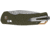 Kershaw Proximal Folding Knife, 3.15in, D2 Steel, Drop Point, G10 Olive Handle, 2058