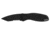 Kershaw Blur Assisted Opening Folding Knife, 3.4 in, 14C28N, Black Serrated ,Tanto Blade, Black 6061-T6 Aluminum/Trac-Tec Handle, 1670TBLKST