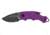 Kershaw Shuffle Folding Knife, 2.4in Blackwash Plain w/Clip, Purple Glass-Filled Nylon w/K-Texture Grip Handle, Box, K8700PURBW