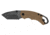 Kershaw Shuffle II Folding Knife, 2.6 in, 8Cr13MoV, Blackwashed Tanto Blade, FDE Glass-Filled Nylon Handle, Box, 8750TTANBW