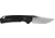 Kershaw Launch 23 Automatic Folding Knife, 3.30in, CPM 154, Trailing Point Blade, Aluminum, Black Handle, 7305