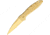 Kershaw Leek Gold Assisted Opening Folding Knife, 3 in, Gold DLC Coated Sandvik 14C28N Steel, Wharncliffe Blade, Stainless Steel, Gold DLC Coated Handle, KS1660G