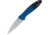 Kershaw Leek Assisted Opening Folding Knife, 3 in, CPM MagnaCut, Stonewash Finish, Wharncliffe Blade, Aluminum, Blue/Black Gradient Handle, 1660GBLU