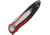 Kershaw Leek Assisted Opening Folding Knife, 3 in, CPM MagnaCut, Wharncliffe Blade, Stonewash Finish, Aluminum, Red/Black Gradient Handle, 1660GRD