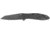 Kershaw Leek - Random Blackwash Folding Knife, 3in, Sandvik 14C28N Blade Steel, Black Handle, Frame Lock, 1660RBW