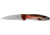 Kershaw Leek Trout EDC 3&quot; Folding Drop Point Plain Bead Blasted 14C28N Steel Blade, Rainbow Trout w/UFI Coating Aluminum Handle, 1660TROUT