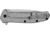 Kershaw Outcome Folding Knife, 2.8 in, D2, Drop Point, Stainless Steel Silver Handle, 2044