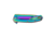 Kershaw Outcome Assisted Opening Folding Knife, 2.80in, 8Cr13MoV Stainless Steel, Drop Point Blade, Stainless Steel, Polished Rainbow PVD Handle, 2044RBW