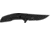 Kershaw Outright Assisted Opening Folding Knife, 3 in, 8Cr13MoV, Trailing Point Blade, G10, Black Handle, 8320BLKST