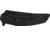 Kershaw Outright Assisted Opening Folding Knife, 3 in, 8Cr13MoV, Trailing Point Blade, G10, Black Handle, 8320BLKST