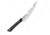 Kershaw Professional Boning/Fillet Kitchen Knives, 11in Overall, 6.5in Hammered Finish Aus-6M SS Blade, Black Pom Handle, Full Tang, Black, HT7070