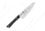 Kershaw Professional Chefs 6in Kitchen Knives, 10.75in Overall, 6in Hammered Finish Aus-6M SS Blade, Black Pom Handle, Full Tang, Black, HT7072