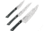 Kershaw Professional Kitchen Set Kitchen Knives, Black, HTS0370