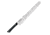 Kershaw Professional Slicing/Brisket Kitchen Knives, 17.25in Overall, 12in Hammered Finish Aus-6M SS Blade, Black Pom Handle, Full Tang, Black, HT7074