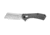 Kershaw Static Folding Knife, 2.8in Cleaver Blade, 8Cr13MoV Steel, Stainless Steel Handle 3445