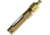 Ketuo Dice EDC Mini Brass Folding Knife, 2.5in Closed, 1.25in Satin Stainless Blade, Brass Handle, BRASS EDC MINI KNIFE