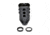 Kexuan 1/2x28 Competition Grade Muzzle Brake for AR-15, Steel with Black Phosphate Finish, MZ-07-01-B
