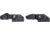 Kexuan 1 in Advanced Tactical Flip Up Front And Rear Sight Set, Aluminum, Black, MFLRS09
