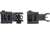 Kexuan 1 in Basic Tactical Flip Up Front and Rear Sight Set, 1 in, Black, MFLRS08