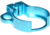 Kexuan Aluminum Receiver End Plate w/Dual Sling Clip Type Adapters for .223/5.56/.308 Buffer Tubes, Blue, ABTA13-BL