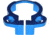 Kexuan Aluminum Receiver End Plate w/Dual Sling Clip Type Adapters for .223/5.56/.308 Buffer Tubes, Dark Blue, ABTA13-DBL