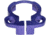 Kexuan Aluminum Receiver End Plate w/Dual Sling Clip Type Adapters for .223/5.56/.308 Buffer Tubes, Purple, ABTA13-PUR