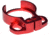 Kexuan Aluminum Receiver End Plate w/Dual Sling Clip Type Adapters for .223/5.56/.308 Buffer Tubes, Red, ABTA13-R