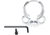 Kexuan Aluminum Receiver End Plate w/Dual Sling Clip Type Adapters for .223/5.56/.308 Buffer Tubes, Silver, ABTA13-S