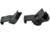 Kexuan Front &amp; Rear 45 Degree Offset Backup Polymer Sights, Black, MAFRS02