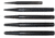 Kexuan Hole Center Punch Kit Set for Steel and Wood 1/16in, 1/8in, 5/32in, 3/16in, 1/4in Diameters, 5 Pieces, Black, ARTL22