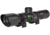 Kexuan Kexuan 4X32 Compact Scope w/Picatinny Scope Rings, 1 in Tube, Red/Green 5 Line Reticle, Black, KX 4X32MLF-PT