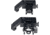 Kexuan Rapid Transition 45 degree Offset Flip-Up Sights, Aluminum Front &amp; Rear Set, Black, MAFRS04