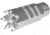 Kexuan 1/2x28 Tactical Competition Grade Muzzle Brake for AR-15, Steel, Silver, MZ-05-01-SS