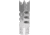 Kexuan 1/2x28 Tactical Competition Grade Muzzle Brake for AR-15, Steel, Silver, MZ-05-01-SS