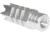 Kexuan 1/2x28 Tactical Competition Grade Muzzle Brake for AR-15, Steel, Silver, MZ-05-01-SS