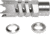 Kexuan 1/2x28 Tactical Competition Grade Muzzle Brake for AR-15, Steel, Silver, MZ-05-01-SS