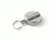 Key-Bak 3 Retractable Reel w/ 24in Stainless Steel Chain, Chrome Front, 1.75in Steel Belt Loop, Split Ring 0003-011