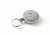Key-Bak 3 Retractable Reel w/ 24in Stainless Steel Chain, Chrome Front, 1.75in Steel Belt Loop, Split Ring 0003-011