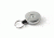 Key-Bak 485-HDK Retractable Reel w/ 48in Kevlar Cord, Chrome Front, Steel Belt Clip, 8oz Retraction, Split Ring 0485-821