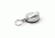 Key-Bak 485B-HD Retractable Reel w/ 48in Stainless Steel Cable, Black Front, Steel Belt Clip, 8oz Retraction, Split Ring 0485-003
