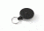 Key-Bak 485B-HDK Retractable Reel w/ 48in Kevlar Cord, Black Front, Steel Belt Clip, 8oz Retraction, Split Ring 0485-823
