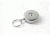 Key-Bak 5 Retractable Reel w/ 24in Stainless Steel Chain, Chrome Front, Steel Belt Clip, Split Ring 0005-011